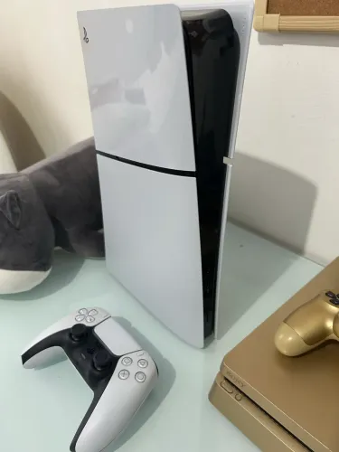 Ps5 slim caixa e nota completo