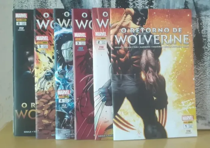 HQ O Retorno de Wolverine ? Minissérie Completa 6 volumes (Panini Comics)