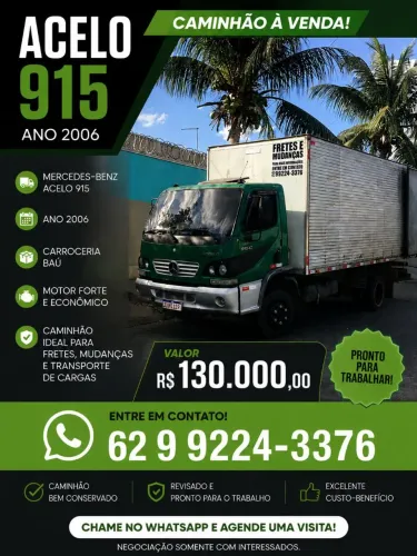 Accelo 915 no baú