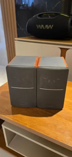 Caixas de Som Edifier R1280T Ativas em Madeira - Excelente Qualidade