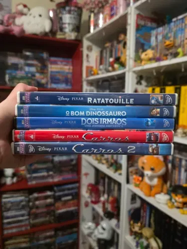 Lote Dvd Filmes Disney Pixar - 5 Filmes