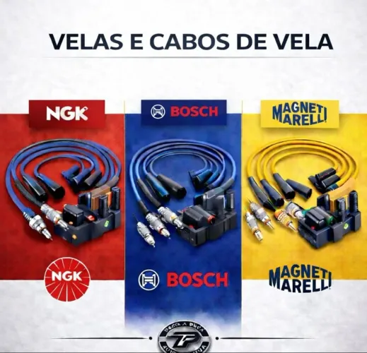 Velas e cabos de vela ( Temos para todas as marcas e modelos dr veiculos )