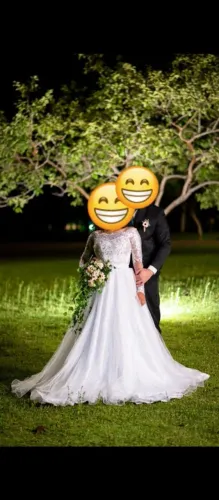 Vestido de noiva 2 em 1