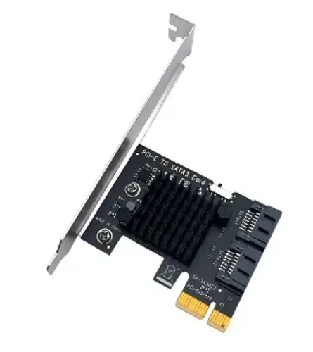 Placa pci-ex expansiva para sata hd e ssd - 2 portas sata nova