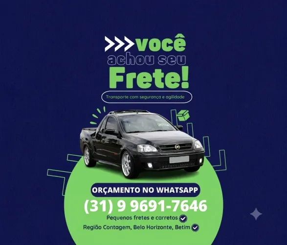 PEQUENOS FRETES CARRETOS CONTAGEM