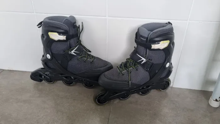 Patins Masculino + equipamento de proteção