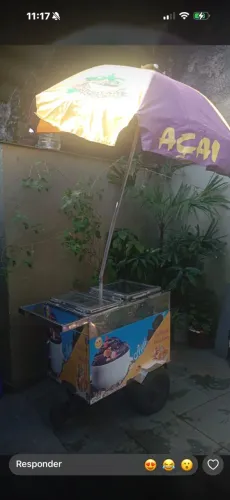Carrinho de açaí