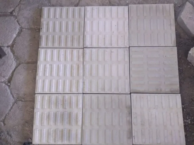 Piso garagem rampa e calçadas