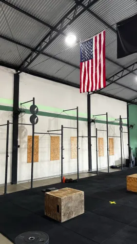 Rack 7 Módulos Preto para Crossfit treino funcional