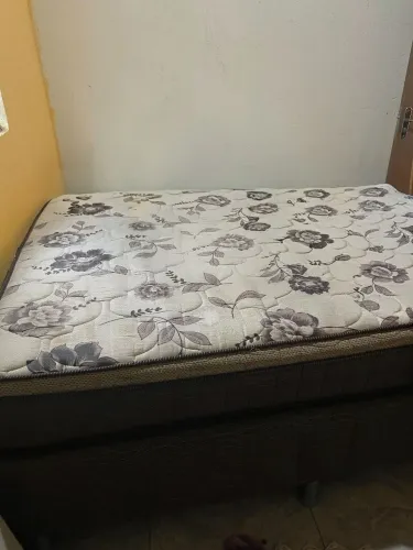 Cama Queen box Ortobom casal
