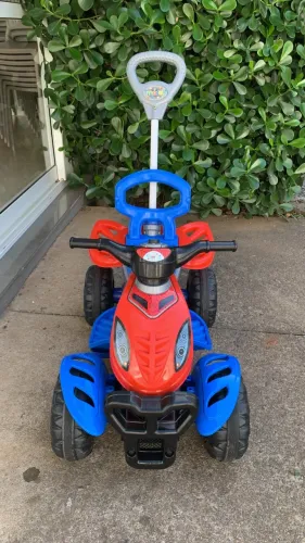 Quadriciclo Infantil Passeio E Pedal Haste Empurrador - Maral