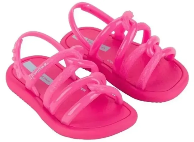 Sandália Bebê Menina Ipanema Meu Sol Rosa/Pink Nº 19