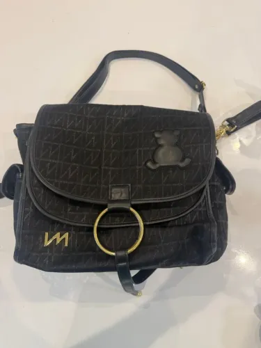 Vilma Mirian - Bolsa Maternidade Preta Luxo