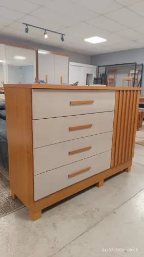 Cômoda Ripada Para Quarto