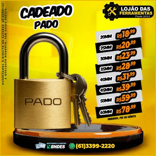Cadeado Pado