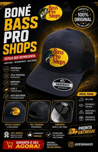 Boné Bass Pro Shops original 