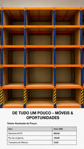 Palet para expor mercadorias