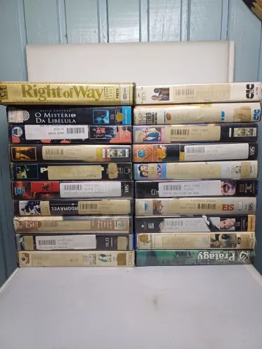 Lote Fitas VHS Filmes 20 unidades