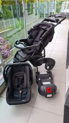 Carrinho de bebê Infanti Off Road + Bebê Conforto + Base ISOFIX | Completo
