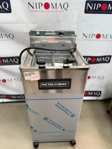 FOE-15 PEDESTAL 8000W FRITADOR ZONA FRIA ELETRICO - METALCUBAS
