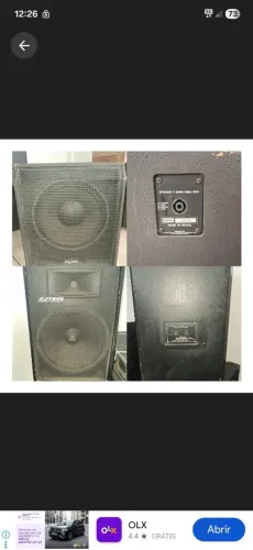 Sub Woofer 400w PASSIVO Donner + Caixa 15" 300w PASSIVA Datrel autofalante JBL