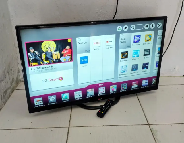Tv 40 LG smart 3d cinema perfeita toda original