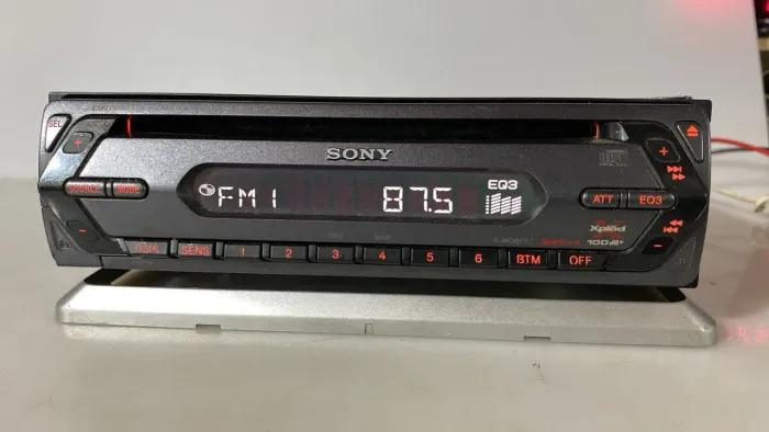 Radio  sony funcionando 
