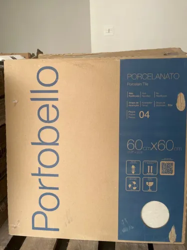 Porcelanato Portobello Marmore Bianco Nat Bold 60x60cm
