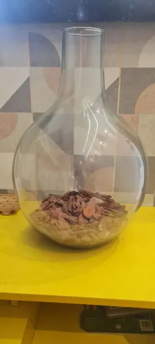 Vaso de Vidro Decorativo