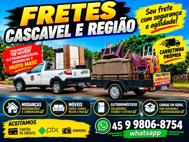 Fretes para Cascavel e toda região