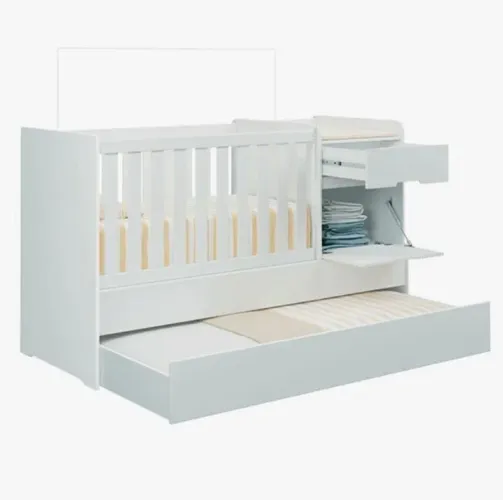 Cama multifuncional. Cama com berço e armario sem colchão