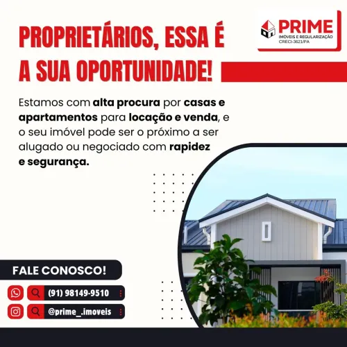 Proprietários quer vender ou alugar seu imóvel? Fale conosco