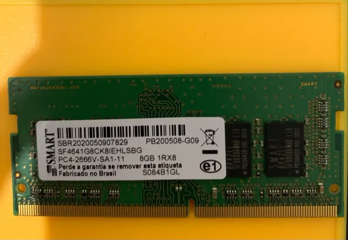 Memória RAM Kingston 8GB DDR4 3200MHz para Notebook