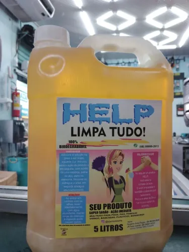 Sabão líquido e barra HELP
