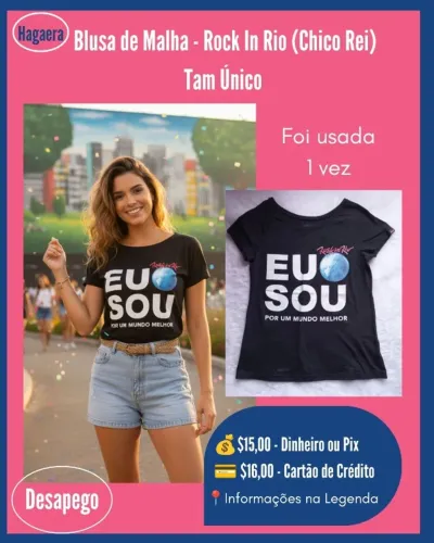 Desapego: Blusa de Malha - Tam Único (Veste até M)