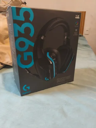 Fone De Ouvido Mic Logitech Gamer G935 Lightsync S/fio Preto