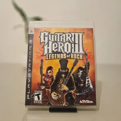 Guitar Hero 3 iii Legends of Rock - Jogo Ps3 (completo)