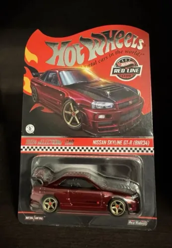 Hot Wheels Exclusivo RLC Nissan Skyline GT-R BNR34