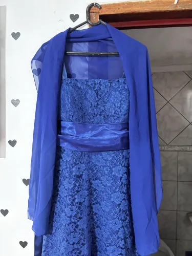 Vestido de madrinha azul