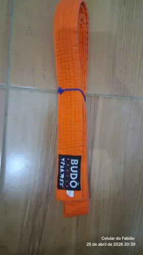 Faixa Artes Marciais Adulto Laranja