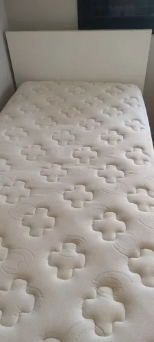 CAMA COM BICAMA + COLCHÃO