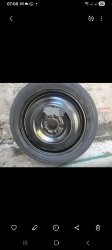 Estepe fino aro 17,furaçao 5x112,mercedes,audi,mini cooper,step 5x112