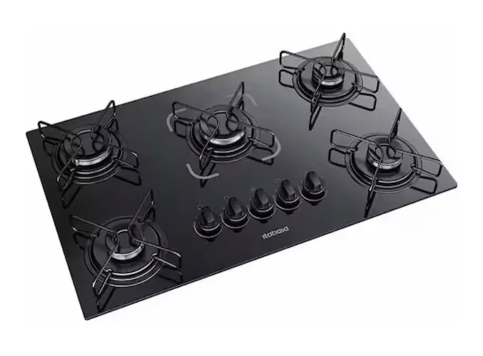 Cooktop Essencial Itatiaia 5 bocas a gás!