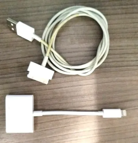 ADAPTADOR E CABO IPAD/IPHONE ORIGINAL