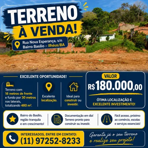 Terreno em Ilhéus