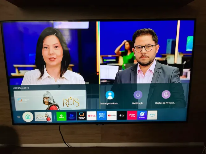 Smart TV 43" Samsung Crystal UHD 4K com XBOX