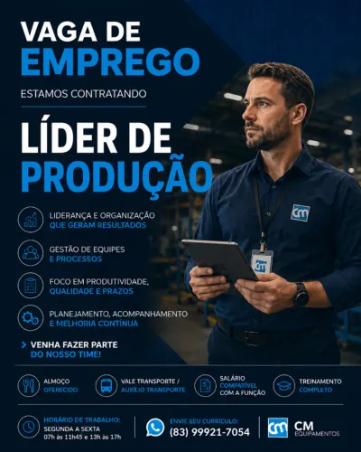 Líder de Produção Industrial | Cabedelo/PB