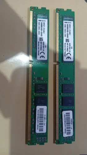 16gb (dois pentes de 8gb)Memória Ram Ddr3l 1,35v 8gb Kingston Kvr16ln11/8 1600mhz Pc