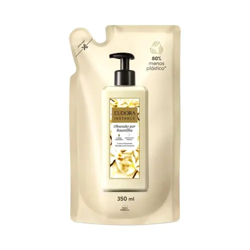 REFIL CREME HIDRATANTE INSTANCE OBSESSÃO DE BAUNILHA 350ML