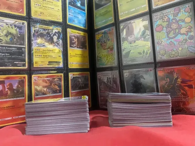 500 Cartas Pokémon Originais Com 15 Brilhantes De Bônus
